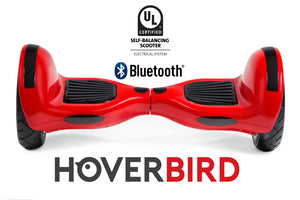 UL2272 I6 10" HOVERBIRD HOVERBOARD - SELF BALANCING SCOOTER - RED