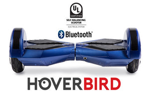 UL2272 I5 8" HOVERBIRD HOVERBOARD - SELF BALANCING SCOOTER - BLUE/BLACK