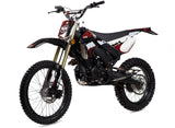 T4B X35 250cc Four Stroke Air Cool Engine Motocross Dirt Bike Full Size 21 Inch Front 18 Inch Rear Wheels Transmission 5 Speed manual 1-0-2-3-4-5 with EPA